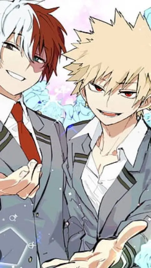 ai character: Bakugo❤💚 background