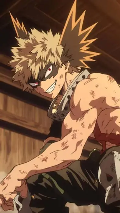 ai character: Katsuki bakugo🧡 background