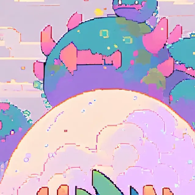 chat with ai character: Pixel monster