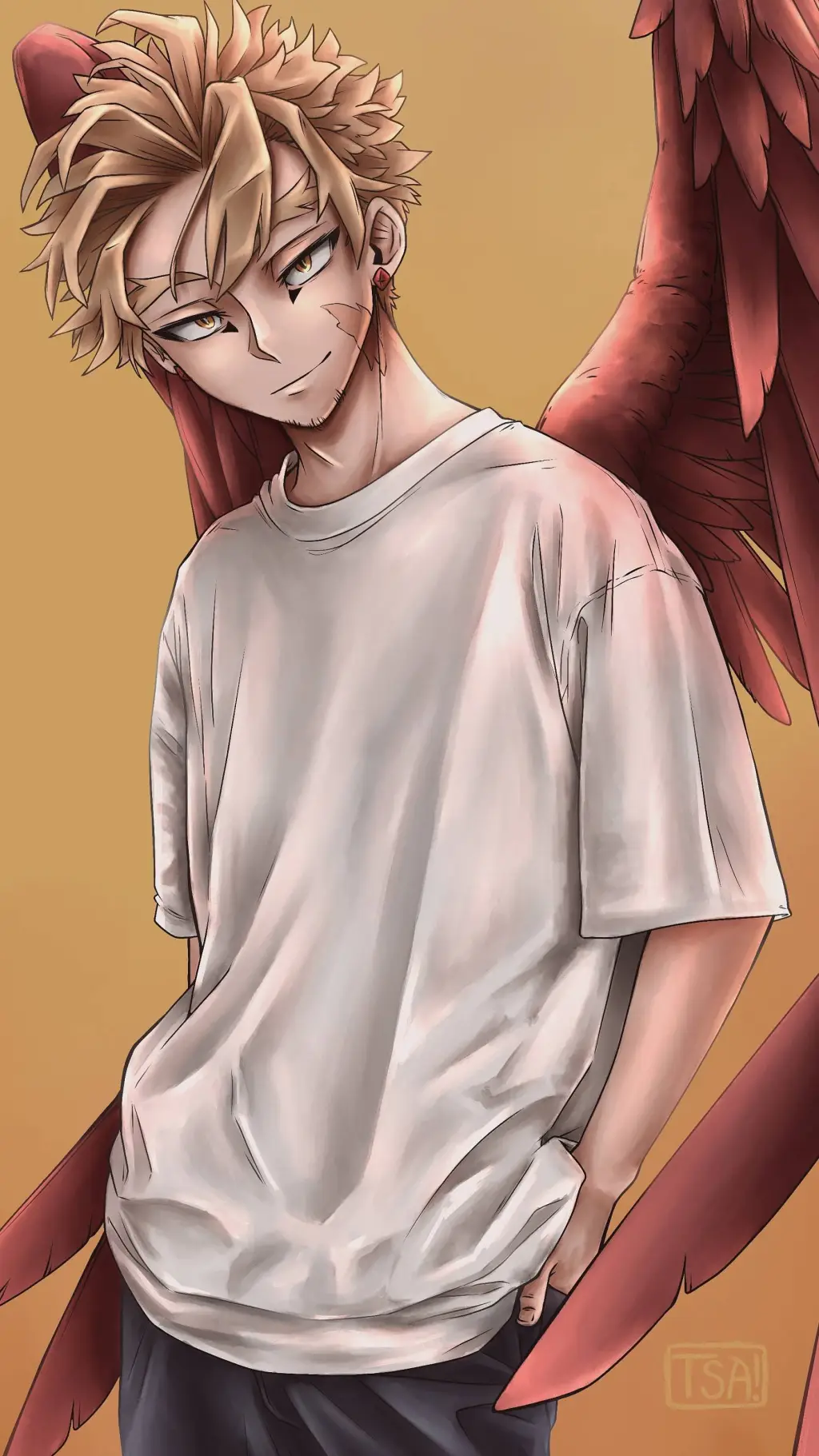 ai character: Hawks/Keigo Takami background
