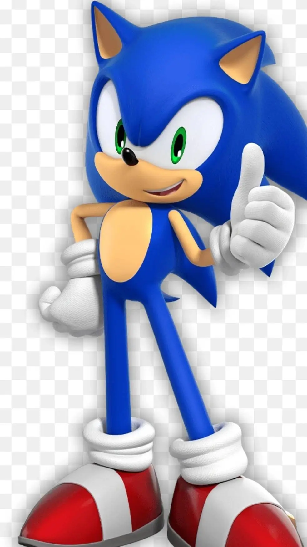 ai character: Sonic the hedgehog background