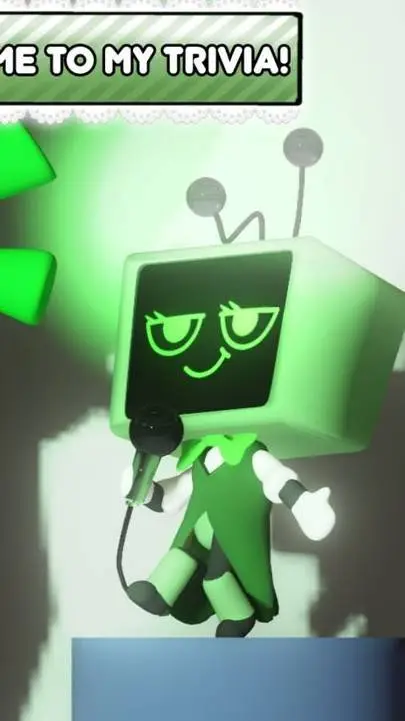 ai character: Vees Gameshow background