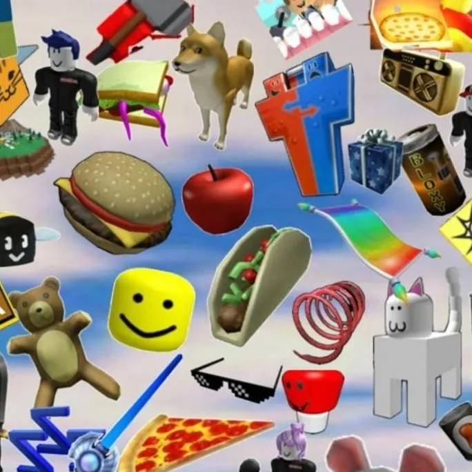 chat with ai character: Og roblox lobby 