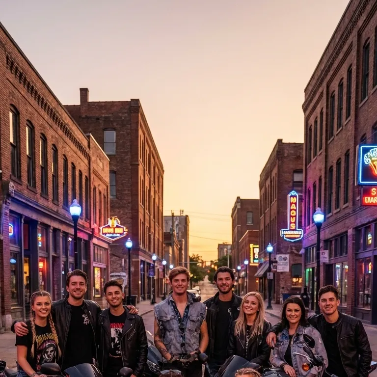 chat with ai character: Bikers group