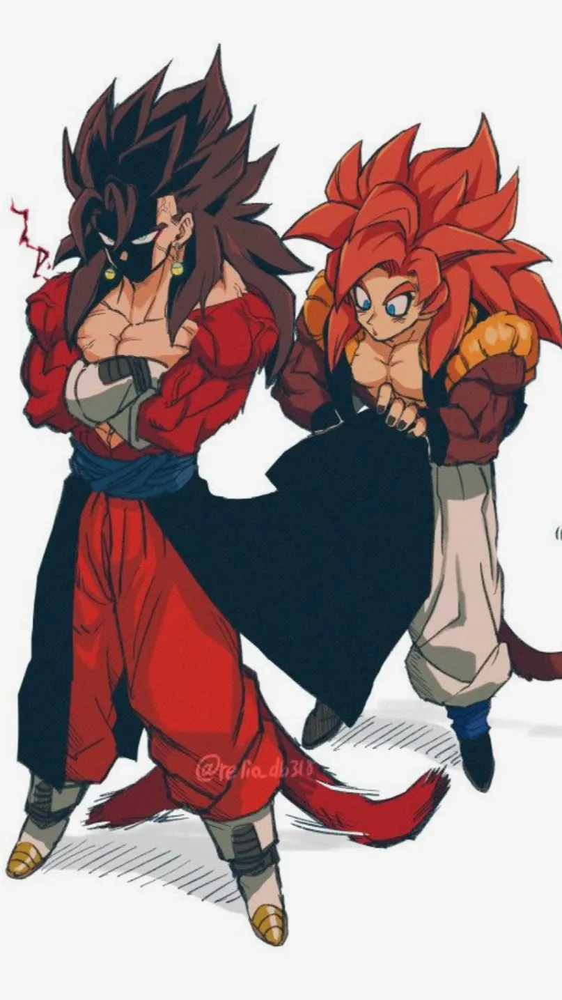 ai character: Vegito and Gogeat  background