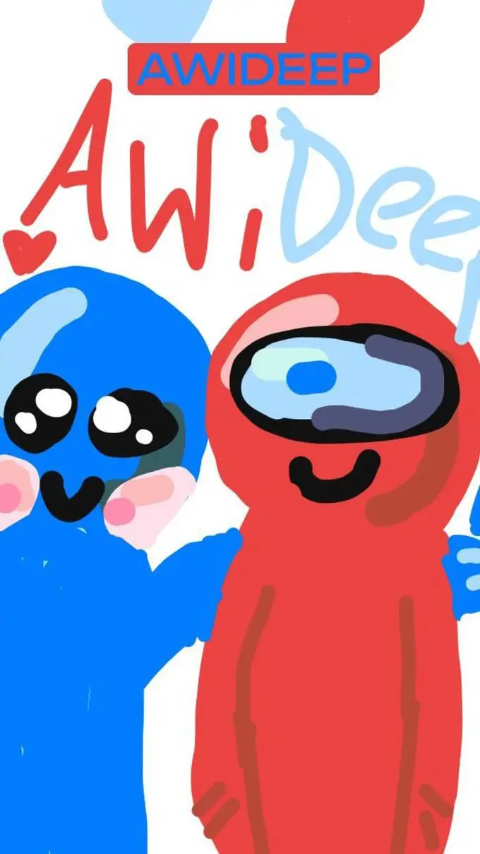 ai character: awideep🩵♥️ background