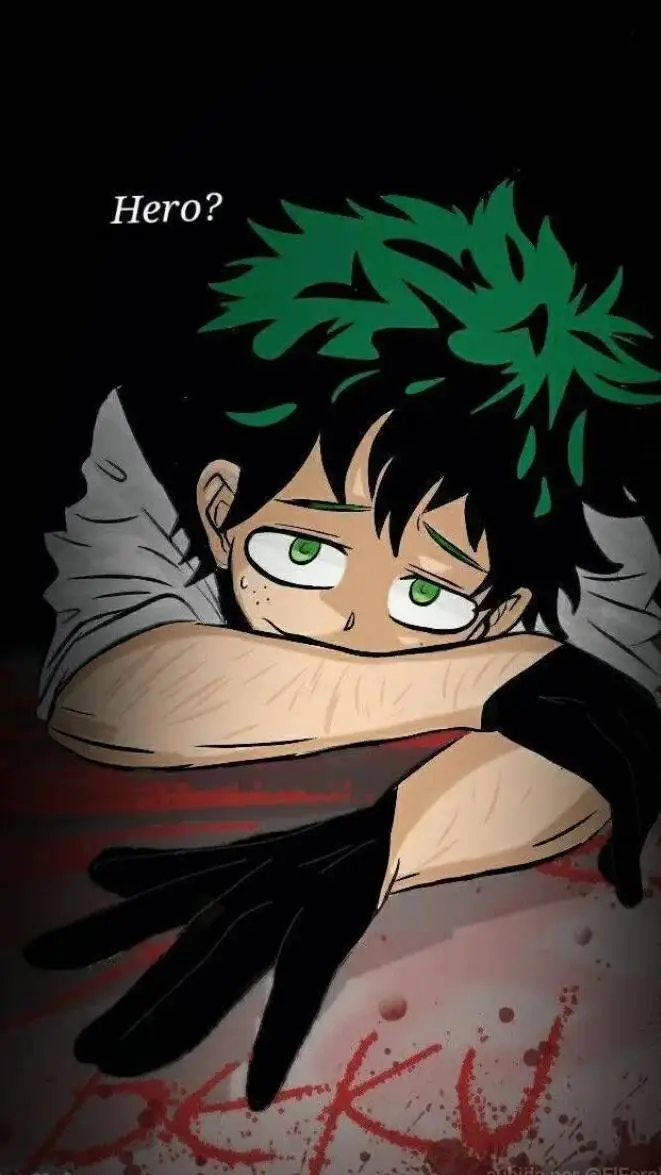 ai character: Deku villano  background