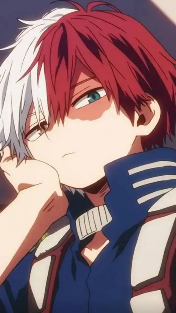 ai character: Shoto Todoroki  background