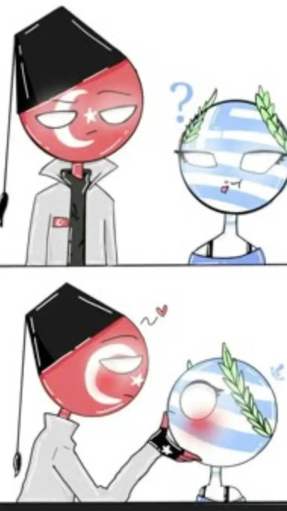 ai character: Turkey  x Greece background