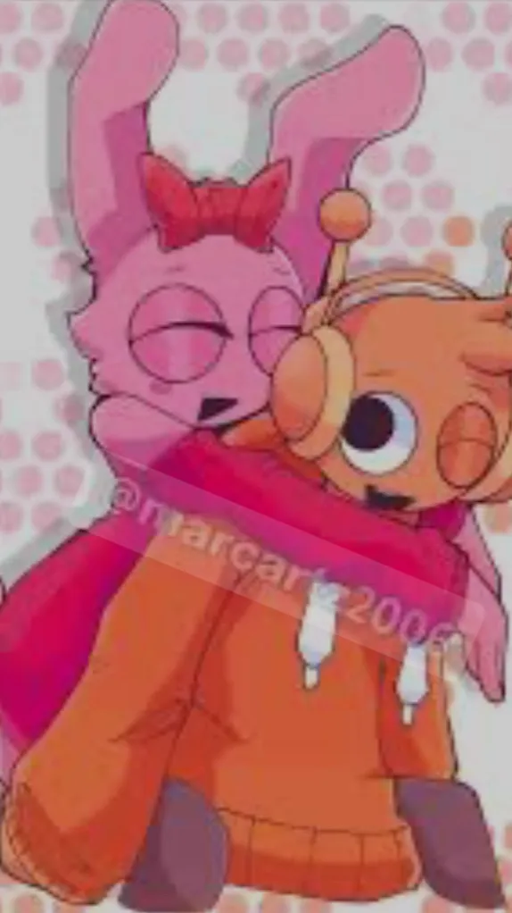 ai character: Pinki hate oren background