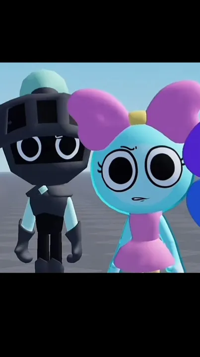 ai character: Sprunki mappride background