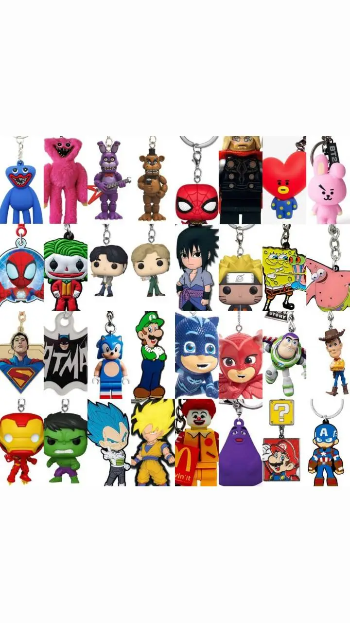 ai character: 32ndPlays keychain background
