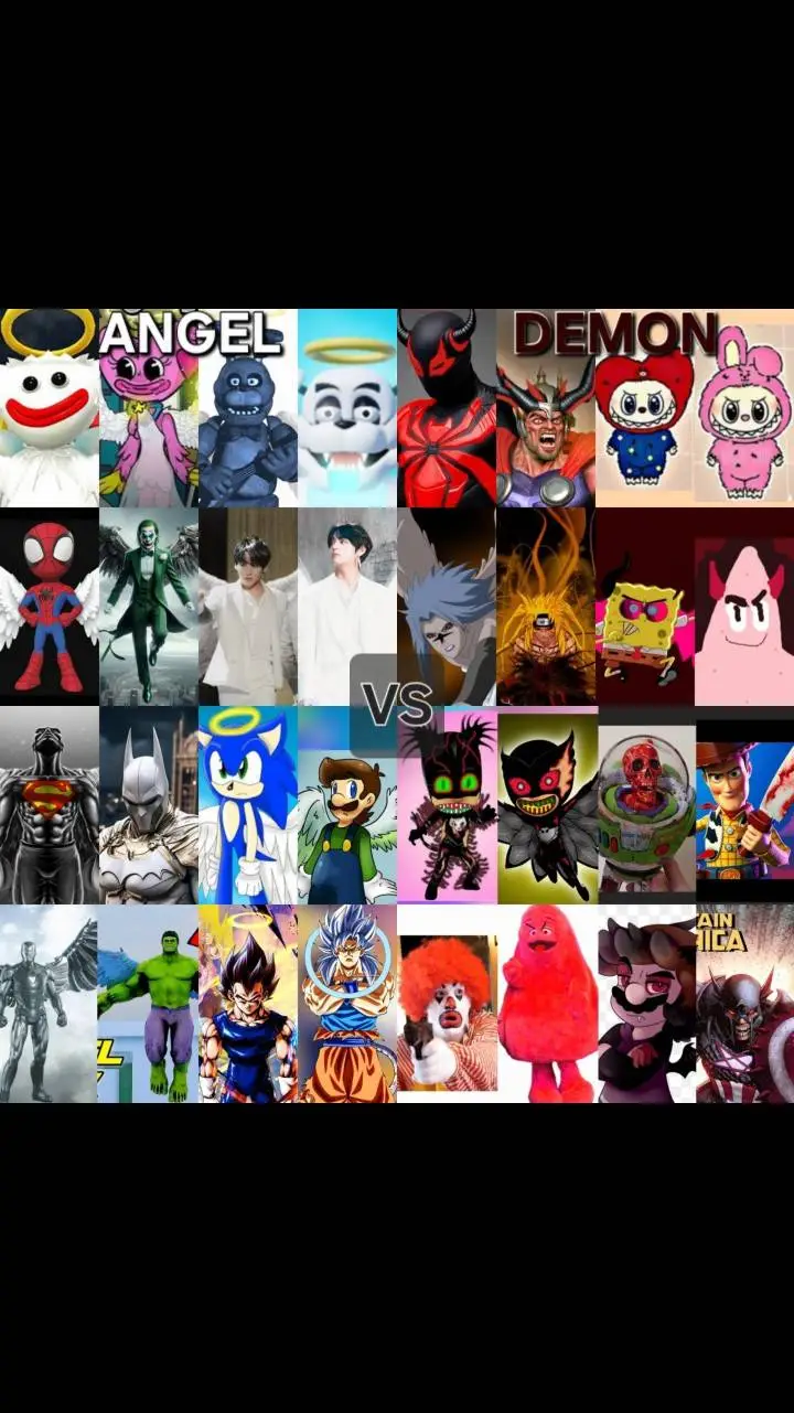 ai character: Angels vs Demons background