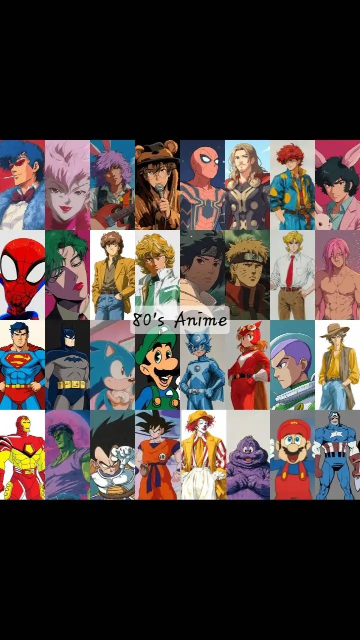 ai character: 1980s 32ndplays background