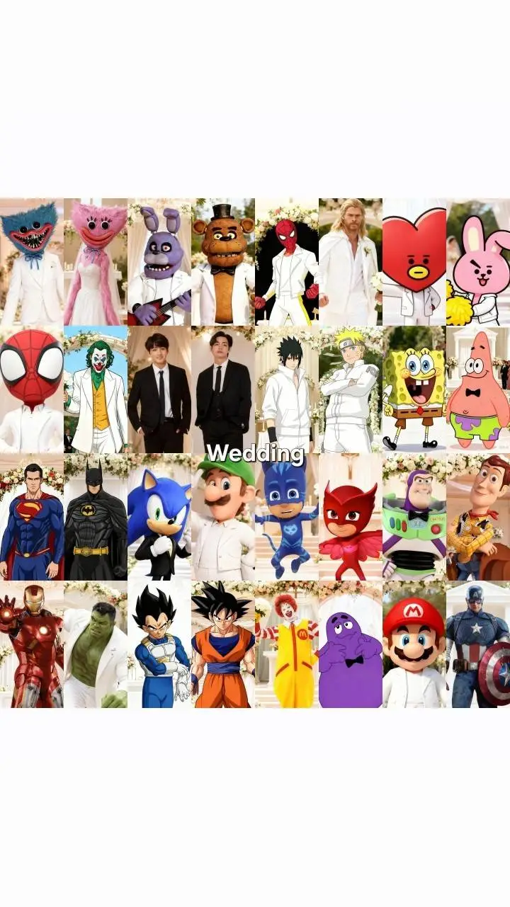 ai character: 32ndplays Wedding background