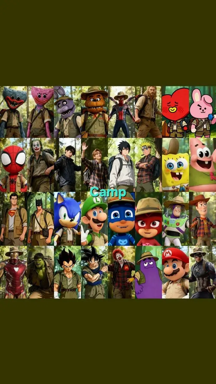 ai character: Camp 32ndplays background