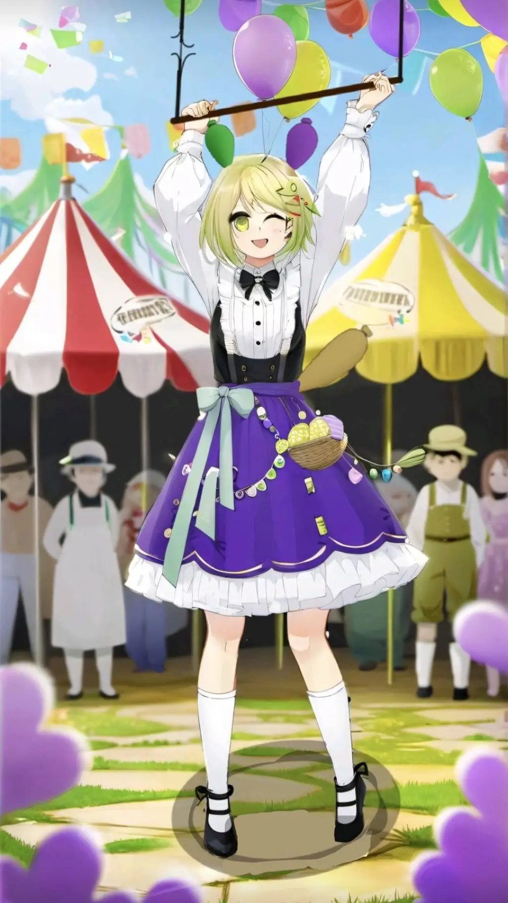 ai character: Zippy background