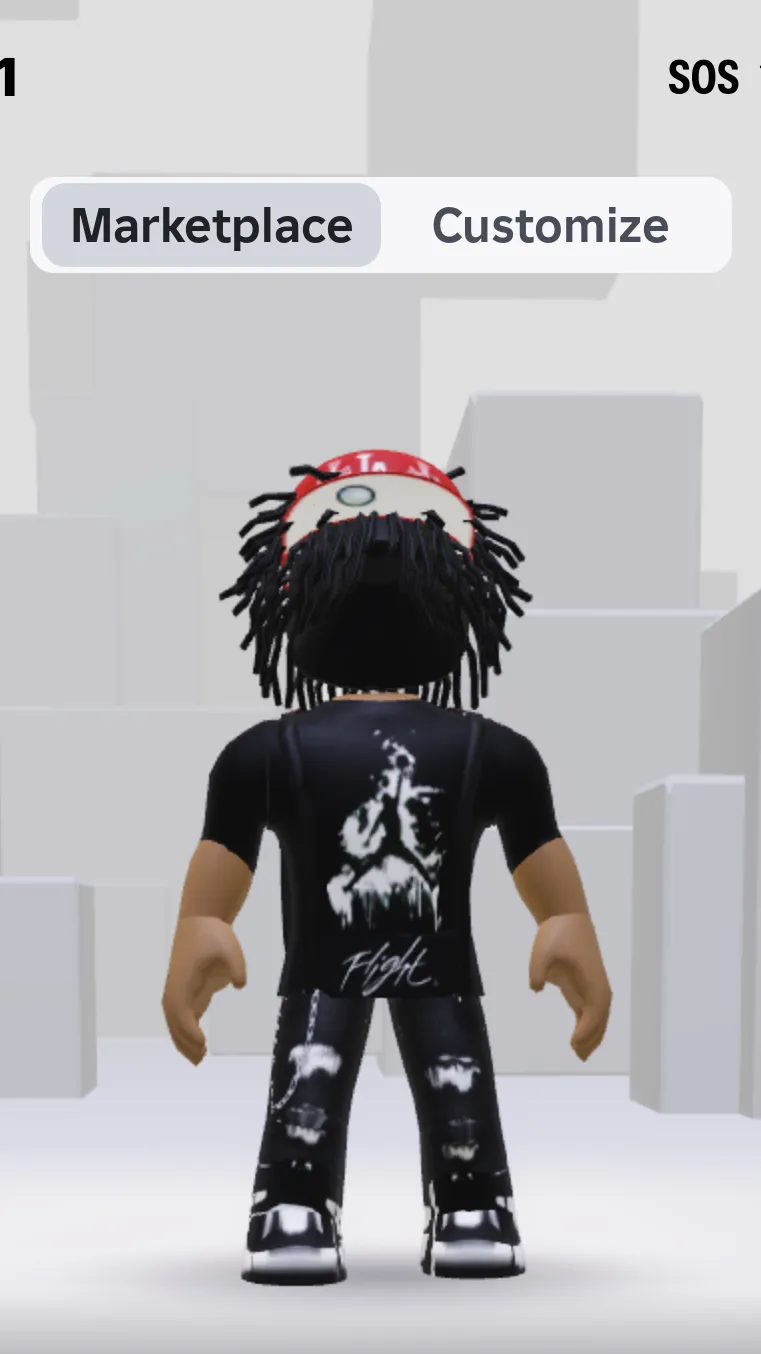 ai character: Cris Roblox  background