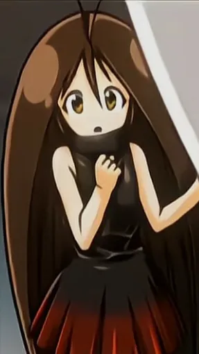 ai character: Cockroach woman background