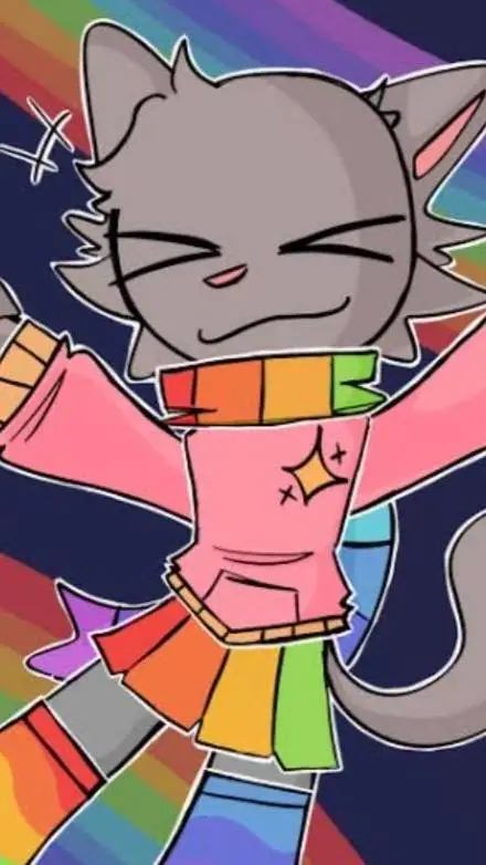 ai character: nyan cat:3 background