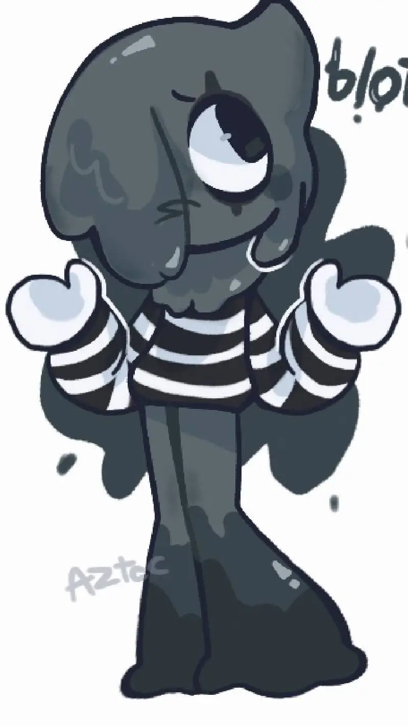 ai character: ¡Blot la tinta! background