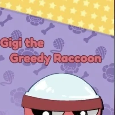 chat with ai character: Gigi el mapache 