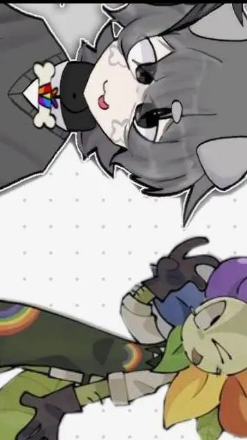 ai character: Dandy y pebble background