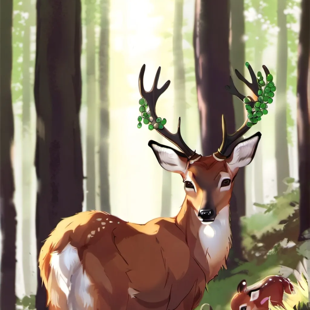 chat with ai character: just a deer