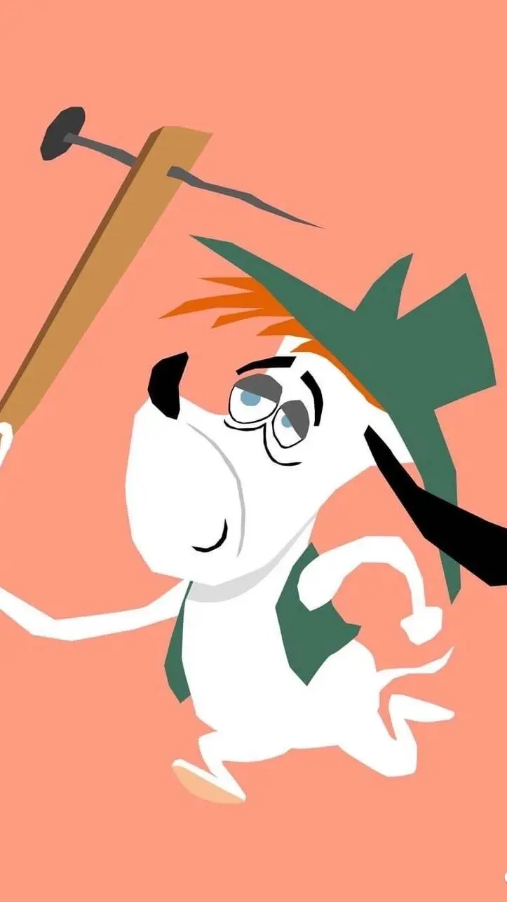 ai character: Droopy dog  background