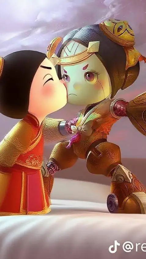 ai character: Luban no7 x popee  background