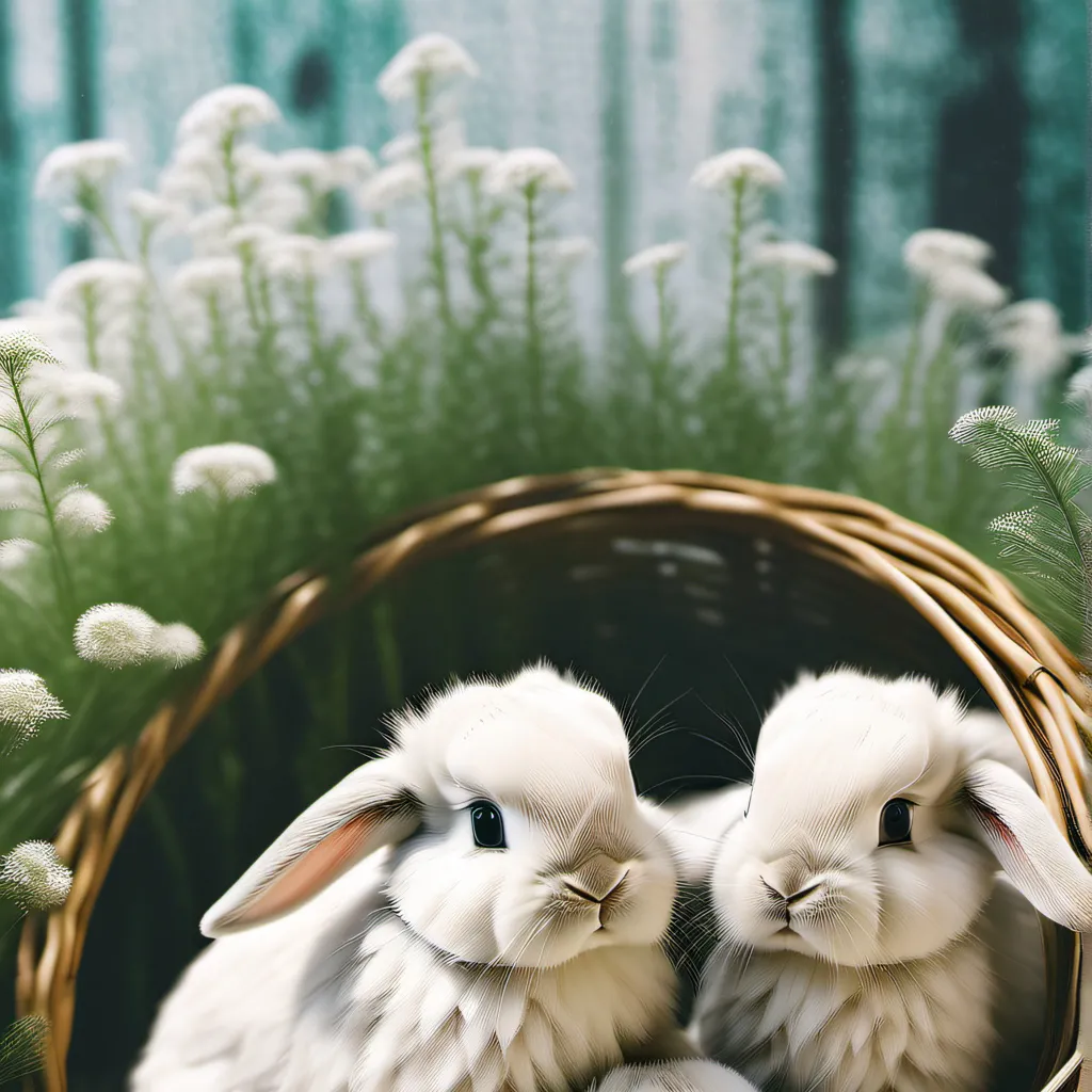 chat with ai character: Newborn bunnies!!