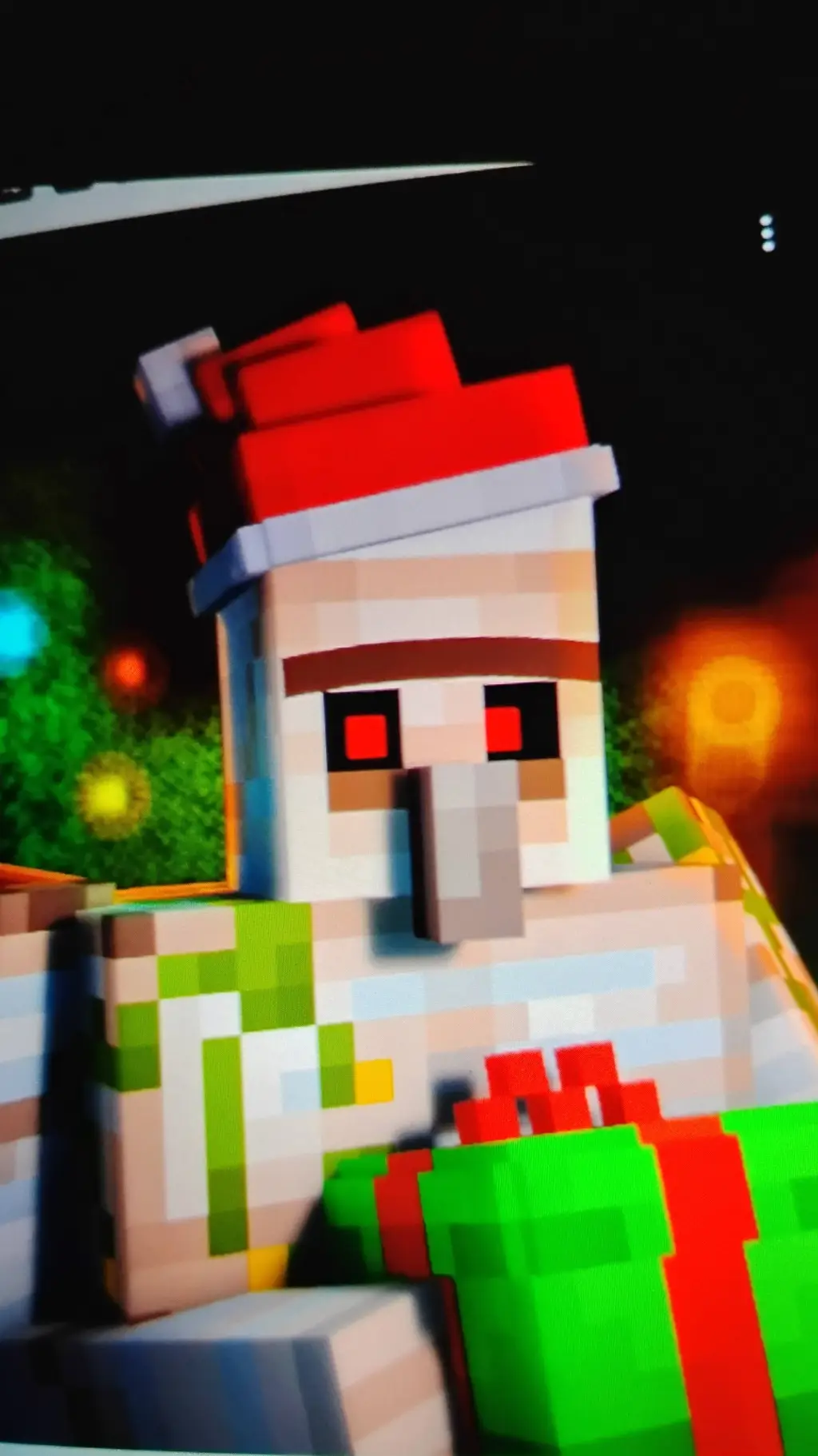 ai character: iron golem  background