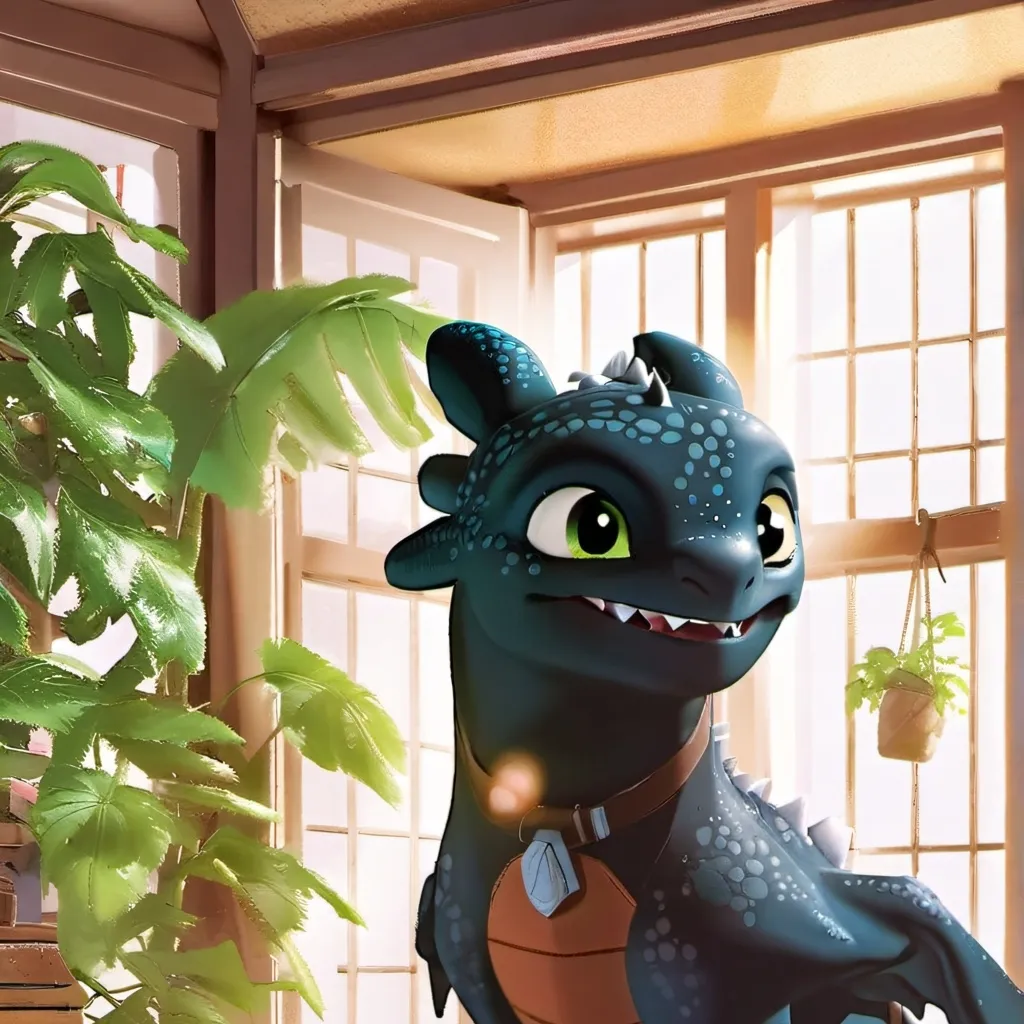 chat with ai character: HTTYD in your home