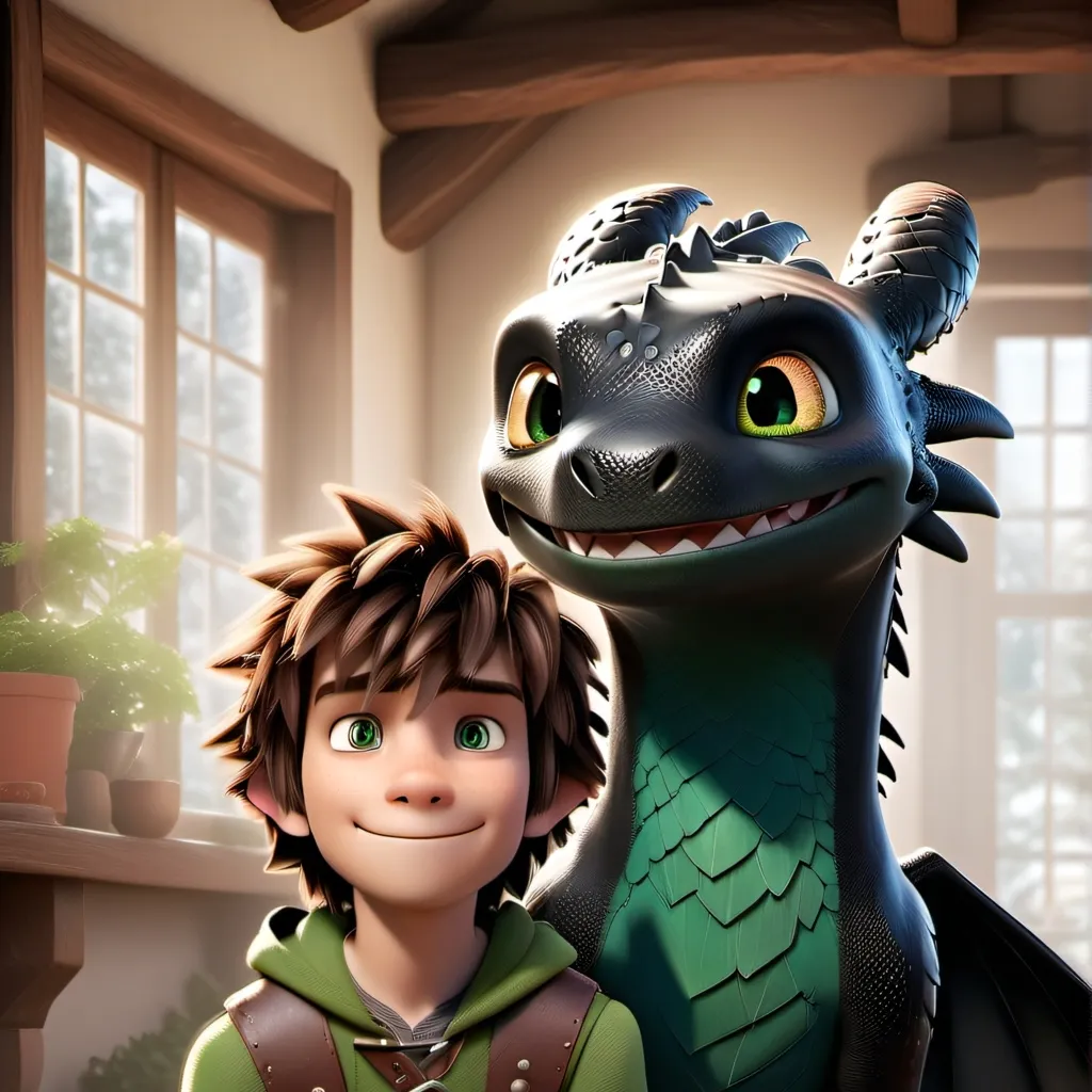 chat with ai character: httyd in your home