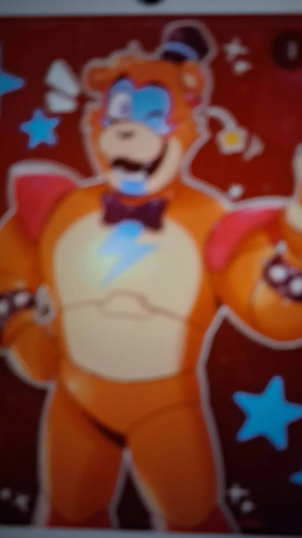 ai character: Glamrock Freddy  background
