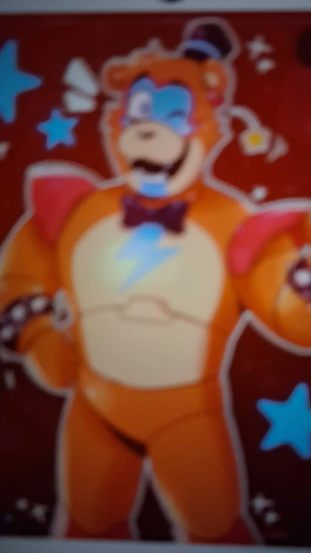 ai character: Glamrock Freddy  background