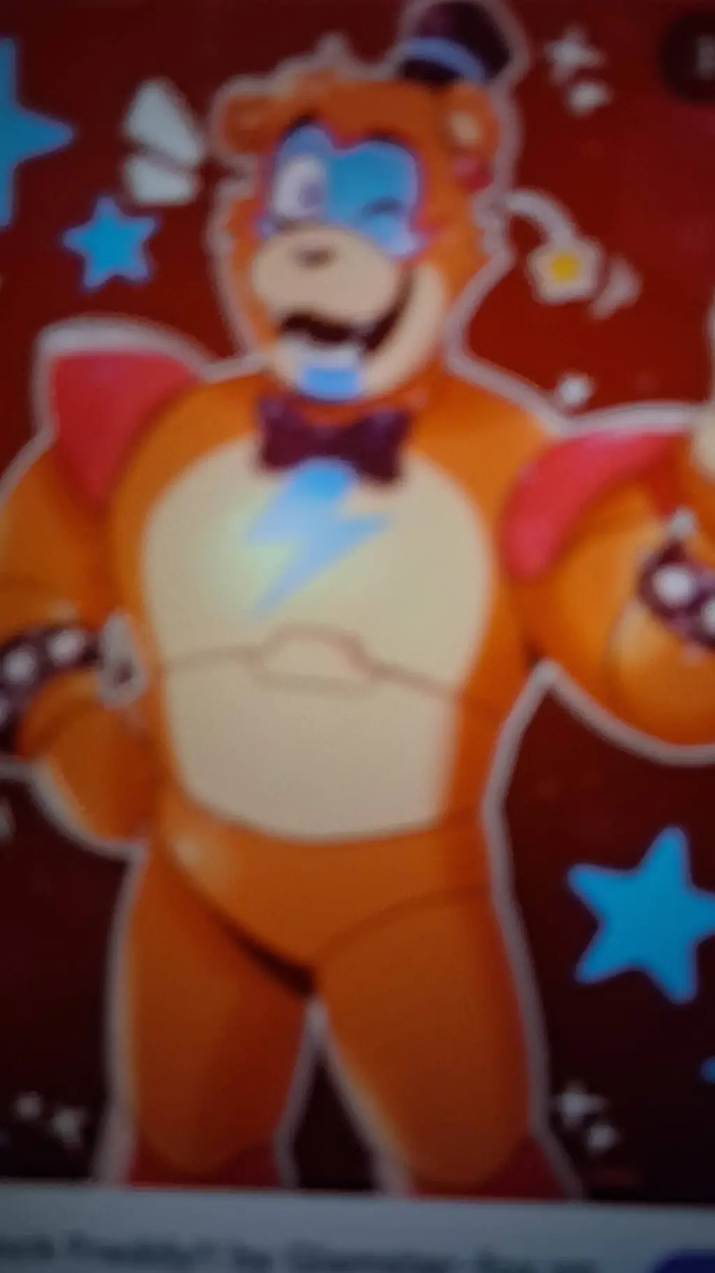 ai character: Glamrock Freddy  background