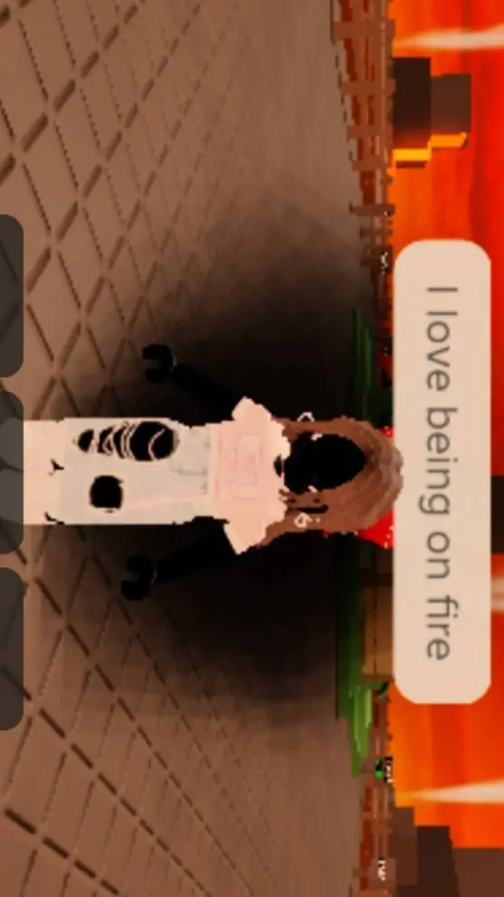 ai character: You're on fire background