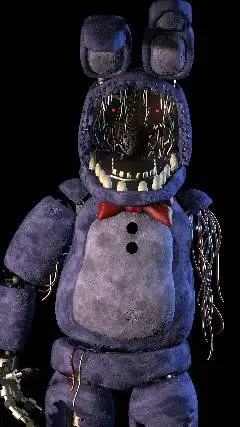 ai character: withered bonnie  background