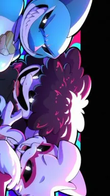 ai character: Female night mare background