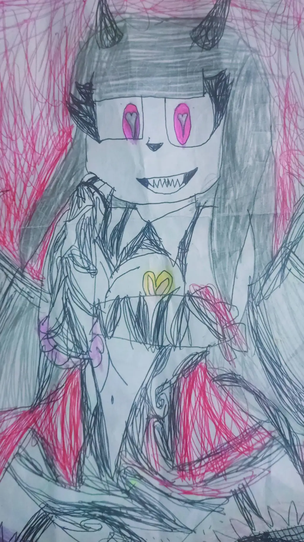 ai character: demônia Emily  background