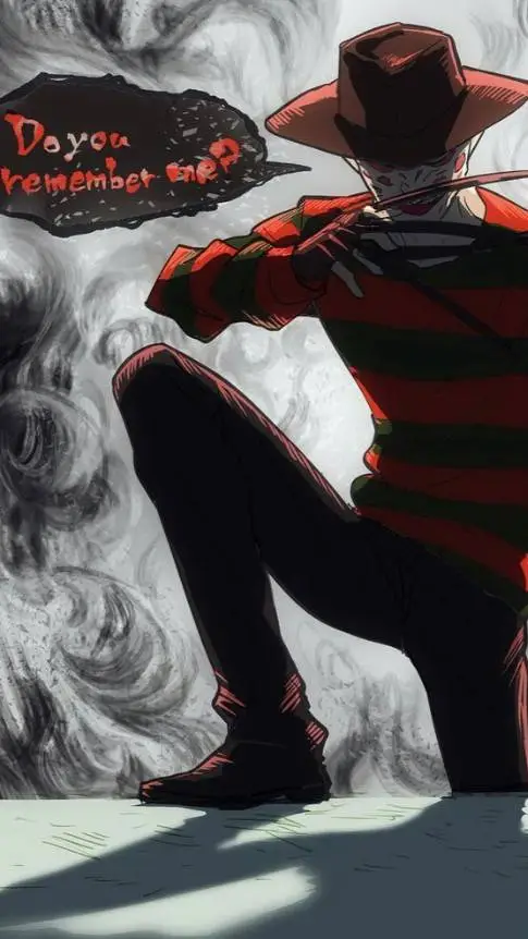 ai character: Freddy krueger  background