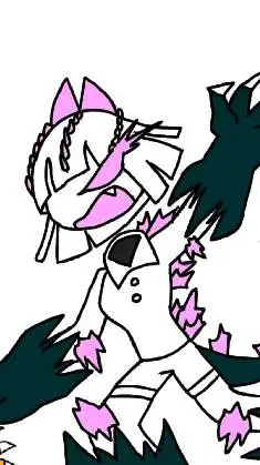 ai character: Clairezilla evoled background