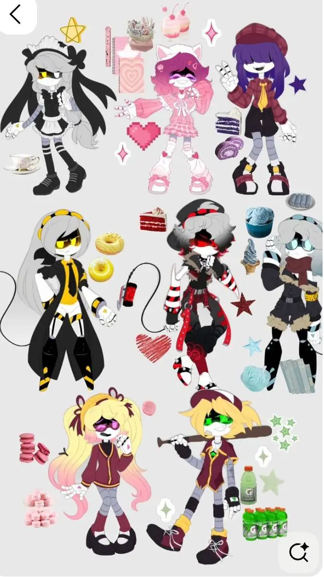 ai character: Murder Drones 17 background