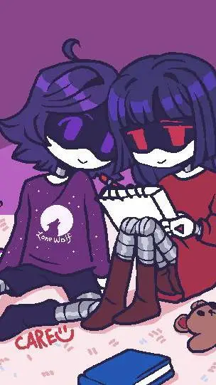 ai character: Uzi y Doll  background