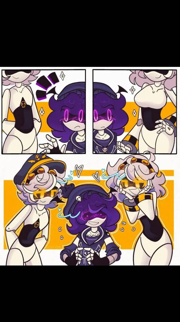 ai character: N, V, J uzi background