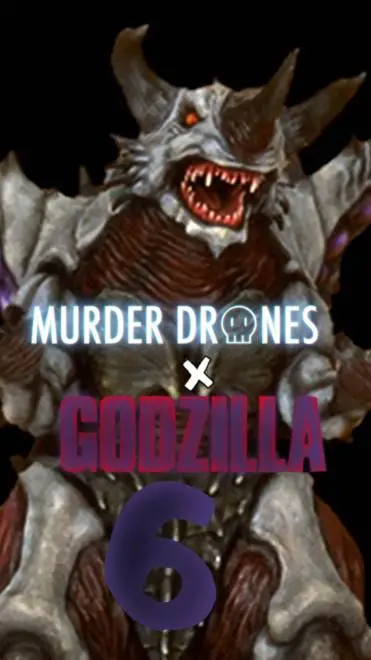 ai character: MD x Godzilla 6 background