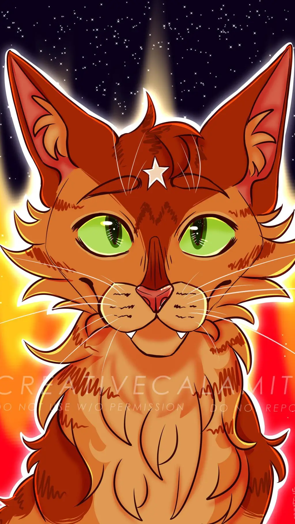 ai character: <<-Fire ' star!->> background