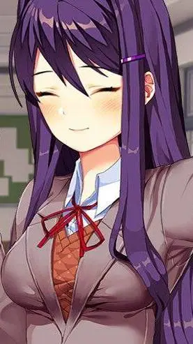 ai character: yuri ddlc  background