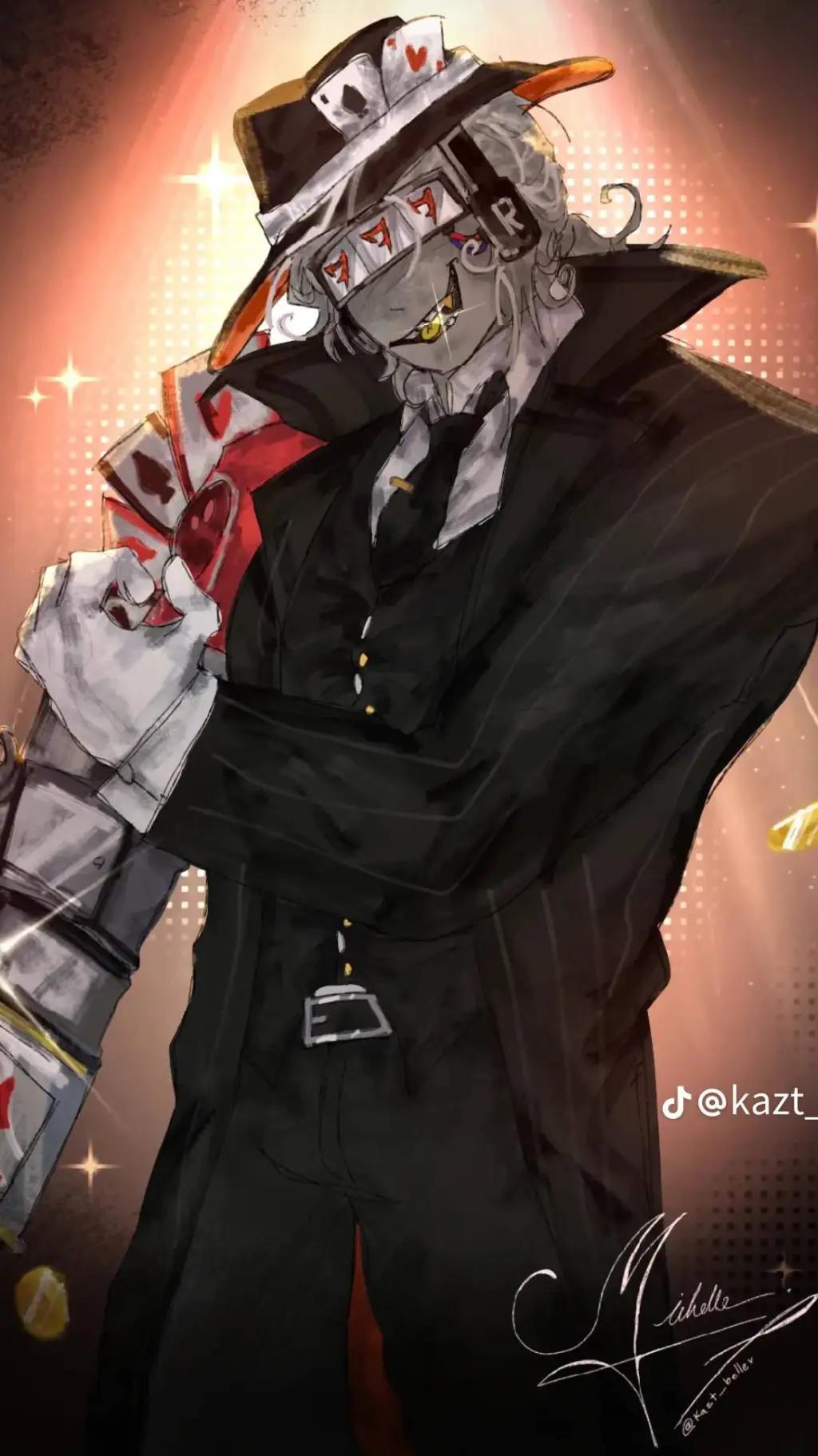 ai character: swap au chance background